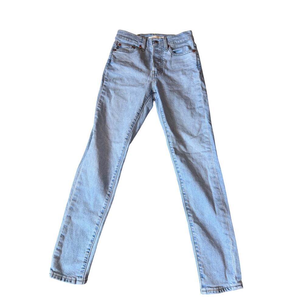 Levi’s Wedgie Skinny Jeans Women’s Size 24 Light Wash High Rise Denim